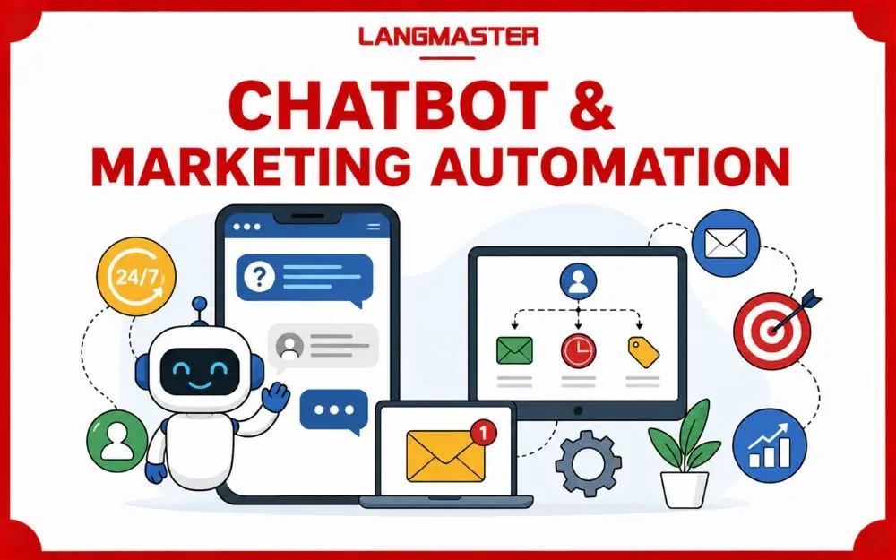 Chatbot và Marketing Automation giúp phản hồi nhanh, nuôi dưỡng khách hàng tự động.