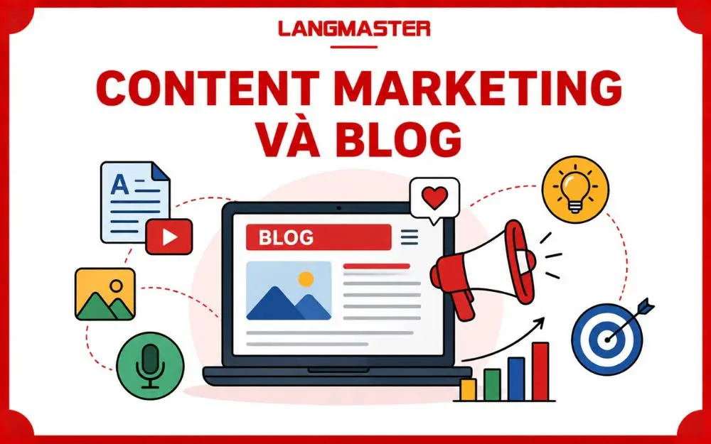 Content Marketing và blog giúp doanh nghiệp thu hút khách hàng bằng nội dung giá trị.
