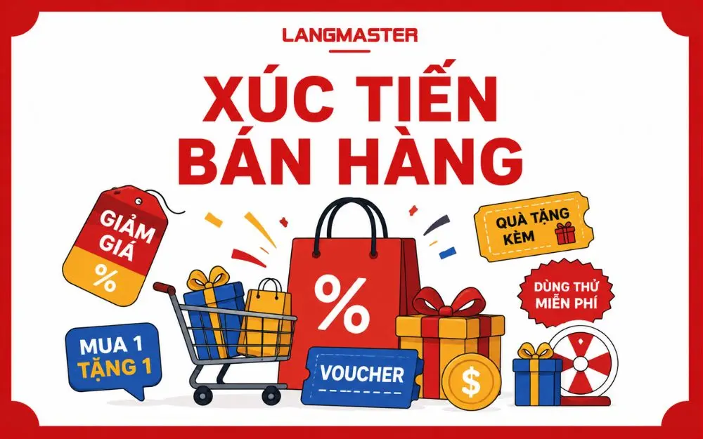 Xúc tiến bán hàng tạo động lực mua ngay bằng ưu đãi ngắn hạn.