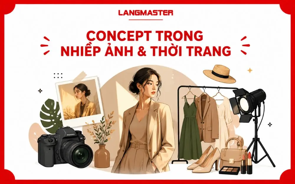 Concept định hướng bối cảnh, trang phục, ánh sáng và phong cách cho bộ ảnh thời trang.