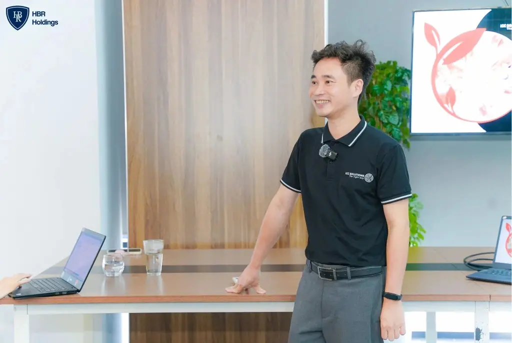 Mr. Nguyễn Xuân Tình chia sẻ tại workshop “Mục tiêu cá nhân - Từ gốc tới quả”.