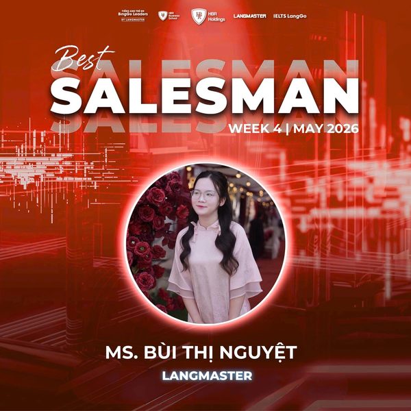 Best Salesman - MS. Bùi Thị Nguyệt