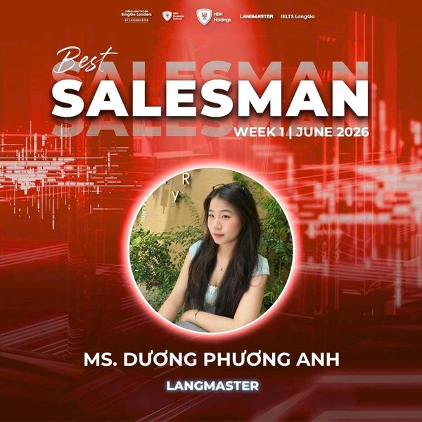 Best Salesman - MS. Dương Phương Anh